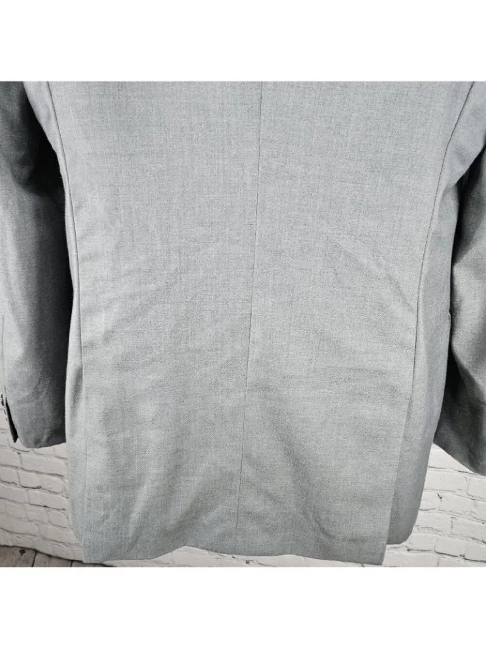 Perry Ellis Grey Slim Fit 2 Button Double Vented Notch Blazer Sport Coat 44R